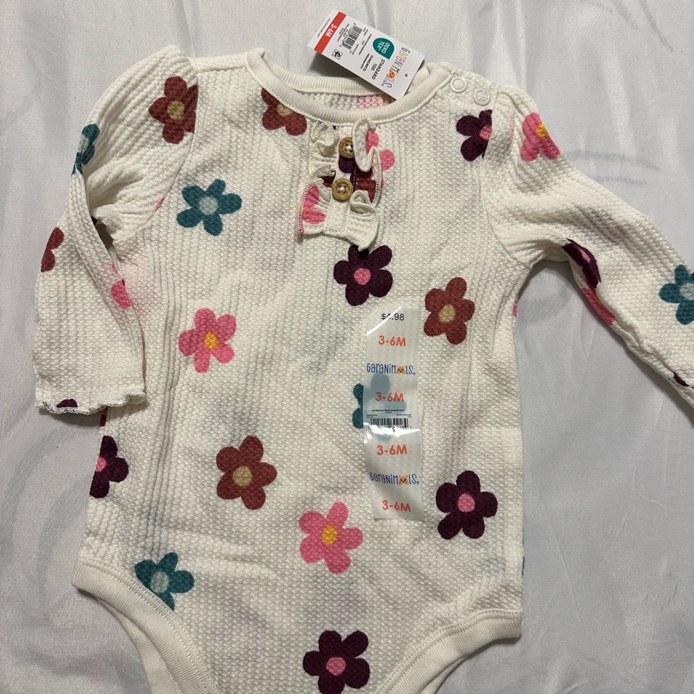 Floral Baby Onesie